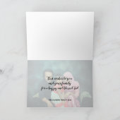 Moderne Foto Typografie Eid Mubarak Grußkarte Karte (Innenseite)