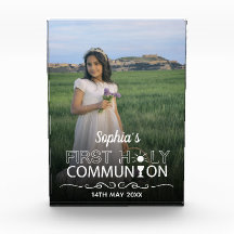 Moderne Foto Typografie Erste Heilige Kommune