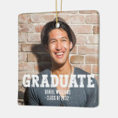 Moderne Foto-Typografie Keramikornament (Links)