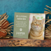 Moderne Foto- und Beileid-Quote Fotoplatte (Seite)