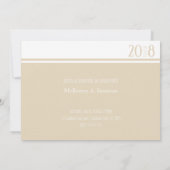 Moderne Foto- und Sandstrände Einladung (Rückseite)