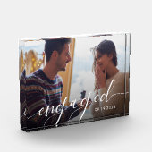 Moderne Foto-Verlobung Fotoblock (Links)