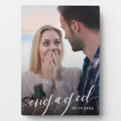 Moderne Foto-Verlobung Fotoplatte (Vorderseite)