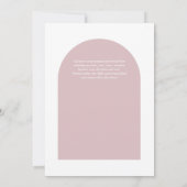 MODERNE FOTO-VERLOBUNG INVITE - Gemischte Farben Einladung (Rückseite)