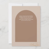 MODERNE FOTO-VERLOBUNG INVITE - Gemischte Farben Einladung (Rückseite)