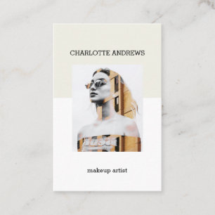 Moderne Foto Visitenkarte