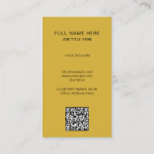 Moderne Foto-Visitenkarte für kreative Berufe Visitenkarte (Rückseite)