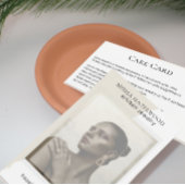 Moderne Foto White Handmade Juwelierpflegekarte