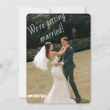 Moderne Foto Wir heiraten Hochzeit