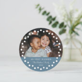 Moderne Foto-Zierleisten Feiertagskarte (Stehend Vorderseite)