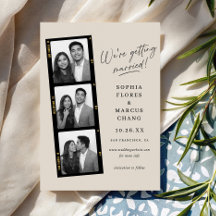 Moderne Fotoautomaten-Filmstreifen-Hochzeit - Term