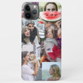 Moderne FotoCollage 6 Bild iPhone Hülle (Rückseite)
