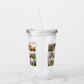 Moderne FotoCollage Acryltrinkbecher (Links)