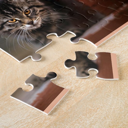 Moderne FotoCollage benutzerdefinierter Skriptname Puzzle (Seite)