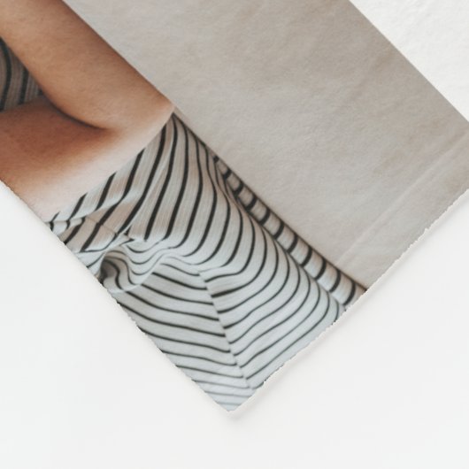 Moderne FotoCollage "Best Daddy Ever" Fleecedecke (Ecke)