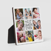 Moderne FotoCollage | Bester Opa je Fotoplatte (Vorderseite)