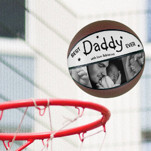 Moderne Fotocollage "Bester Papa Aller Zeiten" Bas Basketball