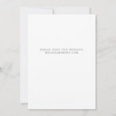 Moderne FotoCollage Einzigartige Hochzeit retten d Save The Date (Rückseite)