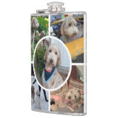 Moderne FotoCollage Flachmann (Links)