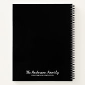 Moderne Fotocollage für die Familie Notizblock (Rückseite)