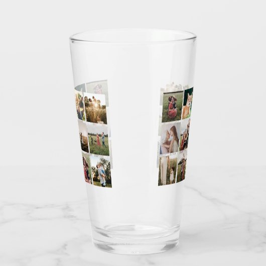 Moderne FotoCollage Glas (Links)