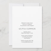 Moderne Fotocollage Graduation Party Einladung (Rückseite)