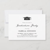 Moderne Fotocollage Graduation Party Einladung (Vorderseite)