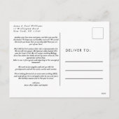 Moderne FotoCollage im Jahr Feiertagspostkarte (Rückseite)