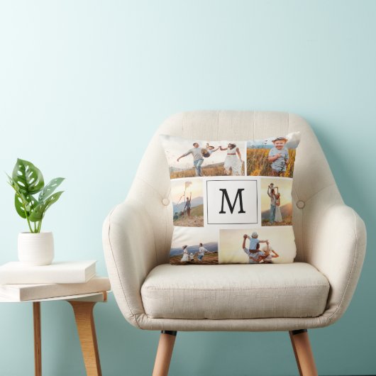 Moderne FotoCollage Kissen (Stuhl )