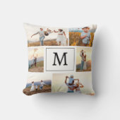 Moderne FotoCollage Kissen (Vorderseite)
