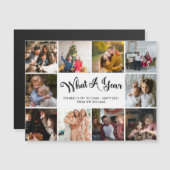 Moderne FotoCollage Magnetkarte (Vorne/Hinten)