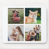 Moderne FotoCollage Mousepad (Vorne)
