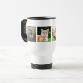 Moderne FotoCollage Reisebecher (Vorderseite Links)