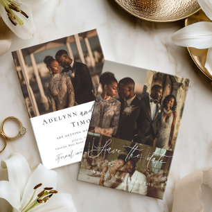 Moderne Fotocollage Save The Date