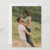 Moderne Fotocollage Save the Date Einladung (Rückseite)