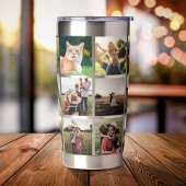 Moderne FotoCollage Thermobecher