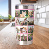 Moderne FotoCollage Thermobecher