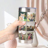 Moderne FotoCollage Thermobecher