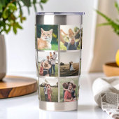 Moderne FotoCollage Thermobecher