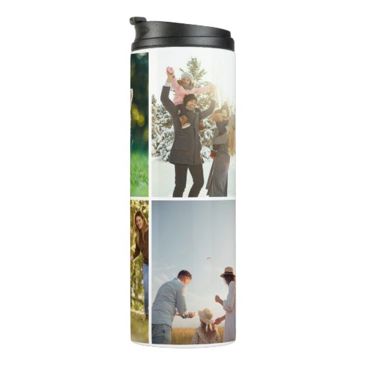Moderne FotoCollage Thermosbecher (Nach rechts gedreht)