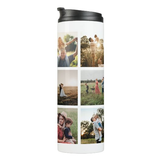 Moderne FotoCollage Thermosbecher (Nach rechts gedreht)
