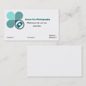 Moderne Fotograf-Visitenkarte Visitenkarte (Vorne/Hinten)