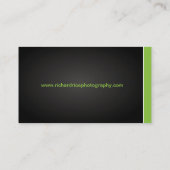 Moderne Fotograf-Visitenkarten 2 Visitenkarte (Rückseite)