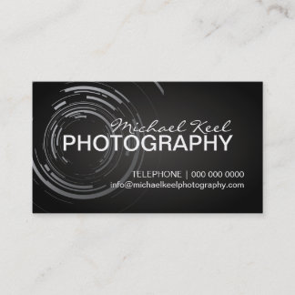 Moderne Fotograf-Visitenkarten Visitenkarte