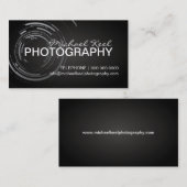 Moderne Fotograf-Visitenkarten Visitenkarte (Vorne/Hinten)