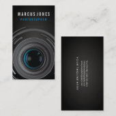 Moderne Fotograf-Visitenkarten Visitenkarte (Vorne/Hinten)