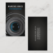 Moderne Fotograf-Visitenkarten Visitenkarte (Vorne/Hinten)