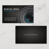 Moderne Fotograf-Visitenkarten Visitenkarte (Vorne/Hinten)