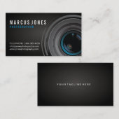 Moderne Fotograf-Visitenkarten Visitenkarte (Vorne/Hinten)