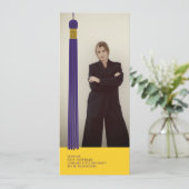 Moderne Fotografie-Abschlussanzeige in Grafik-Opti (Stehend Vorderseite)